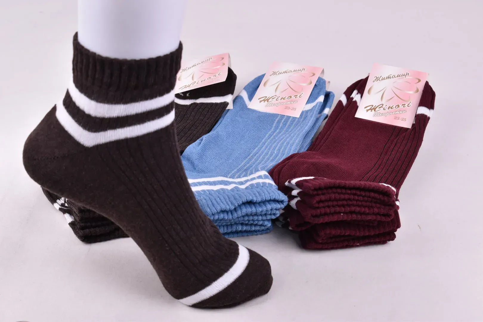 Шкарпетки жіночі занижені "Житомир" бавовна